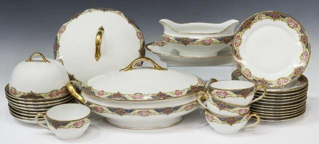 Appraisal: lot of French Limoges porcelain partial service including dessert plates