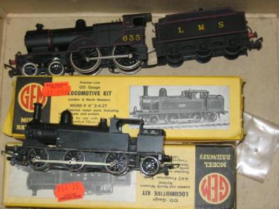 Appraisal: Two GEM locomotive kits comprising Webb L N W R