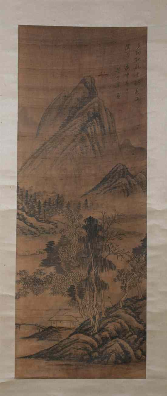 Appraisal: AFTER DONG QI CHANG Chinese - LANDSCAPE ink on silk