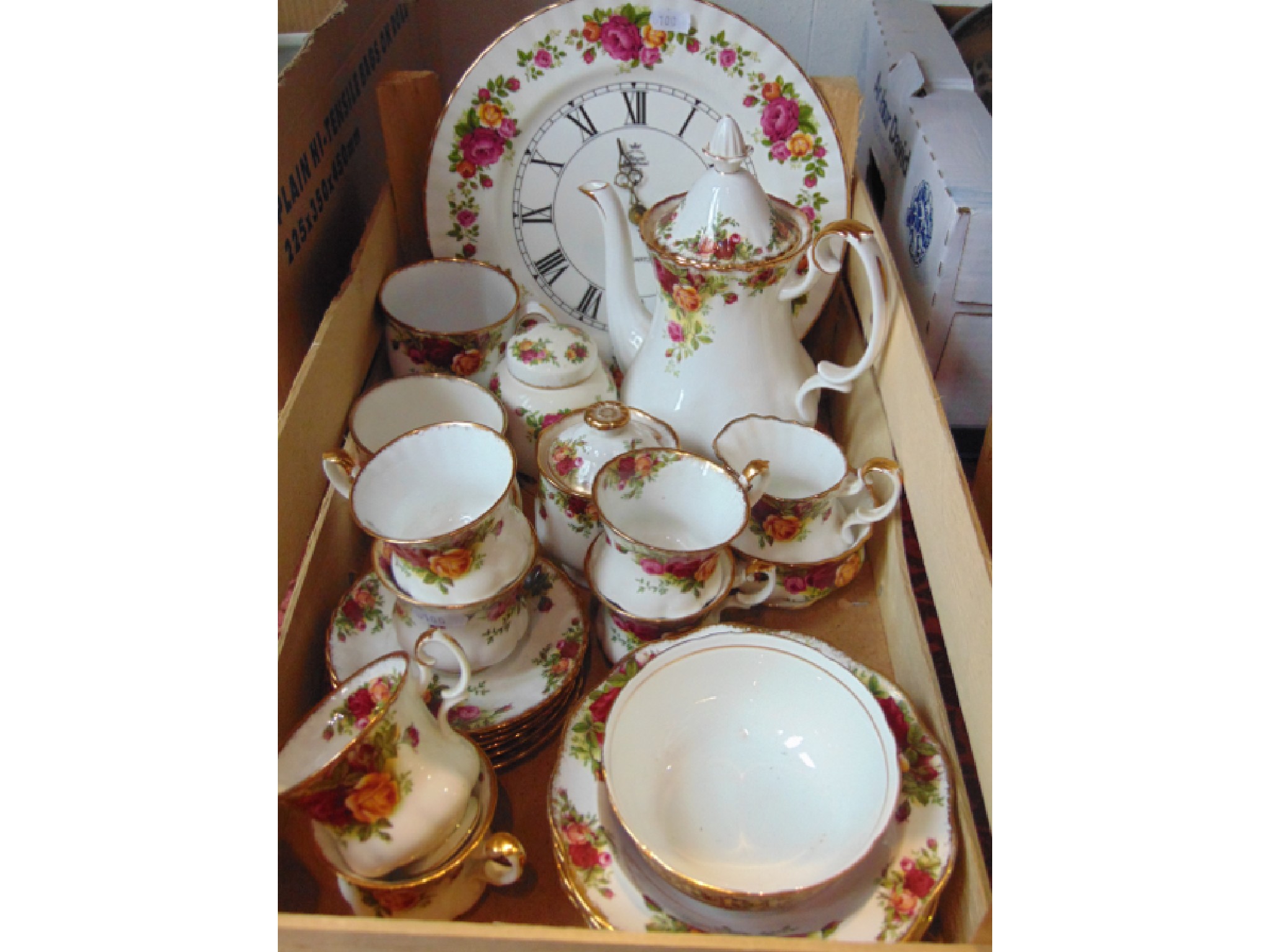 Appraisal: A collection of Royal Albert Old Country Roses pattern wares