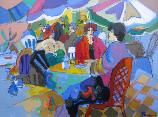 Appraisal: Isaac Maimon French Israeli th Century x acrylic on canvas