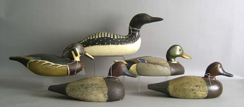 Appraisal: Three Wildfowler decoys together with other decoys