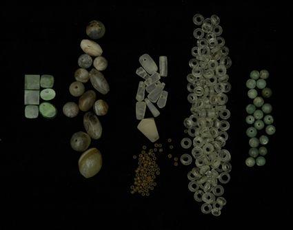 Appraisal: Assorted Hardstone Beads Provenance The Collection of Patti Cadby Birch