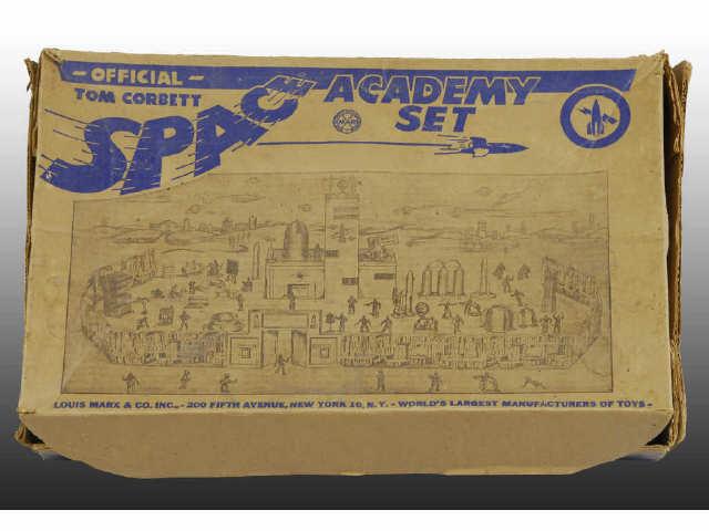 Appraisal: Marx Tom Corbett Space Academy Toy Play Set Box Description