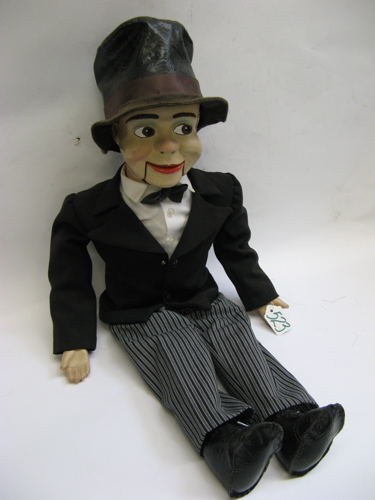 Appraisal: JERRY MAHONEY CHARACTER VENTRILOQUIST DOLL in composition head and hands