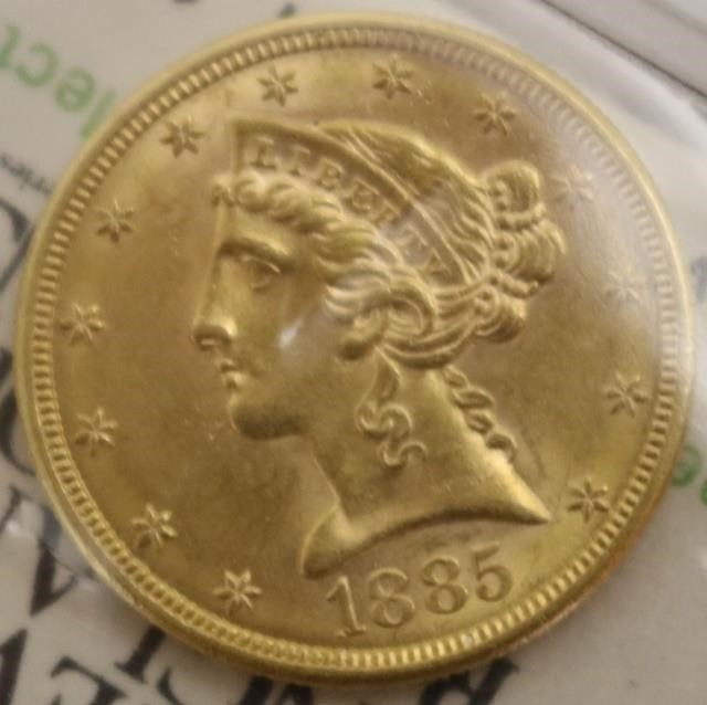 Appraisal: -S GOLD LIBERTY HEAD COIN FROM AMATOCOLLECTION AU ALMOST UNCIRCULATED