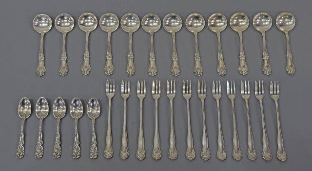 Appraisal: lot of American sterling silver flatware including Gorham Lancaster oyster