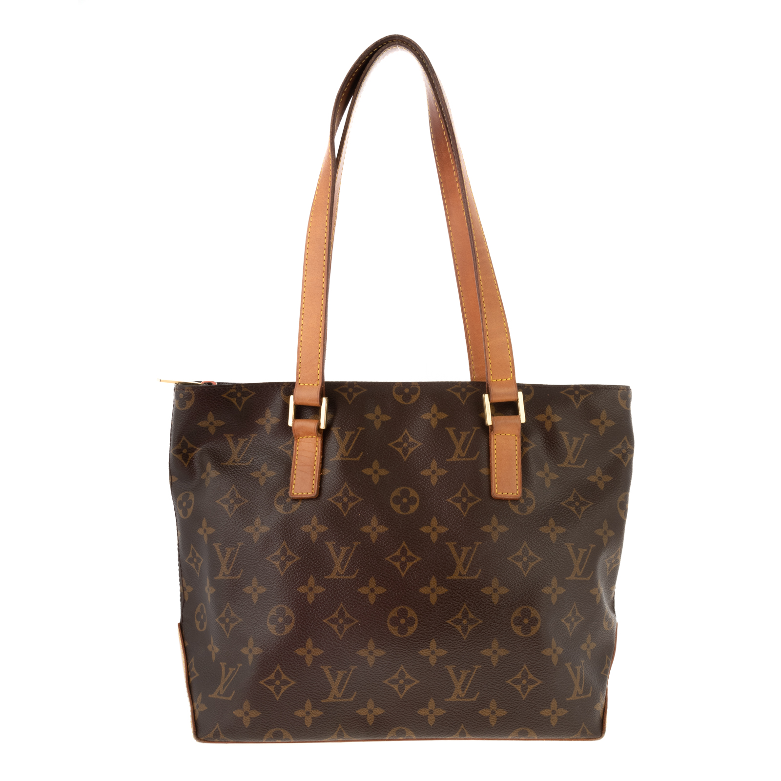 Appraisal: A LOUIS VUITTON MONOGRAM CABAS PIANO A brown and tan