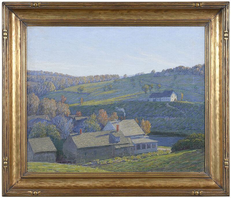 Appraisal: Attributed to Kenneth Nunamaker American - Late Summer Day unsigned