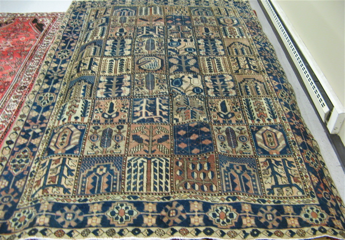 Appraisal: PERSIAN BAKHTIARI PANEL CARPET ' x '