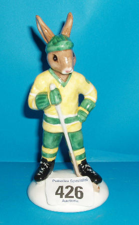 Appraisal: Ice Hockey Buunykins DB Limited Edition By UKI Ceramics Boxed