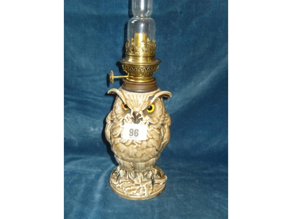 Appraisal: A late th century continental lamp base in the form