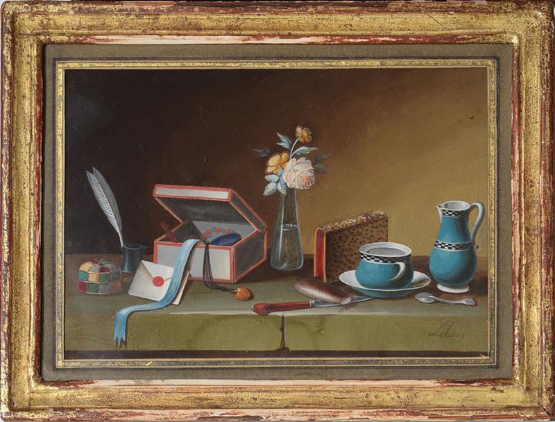 Appraisal: PAUL LELONG - STILL LIFE WITH FLOWER VASE AND STILL