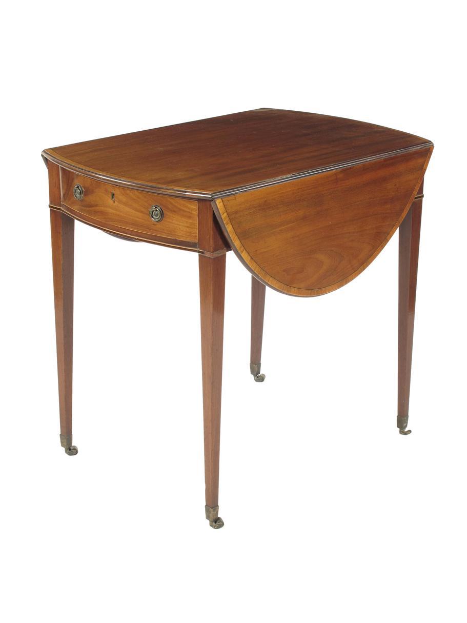 Appraisal: A late George III mahogany Pembroke table