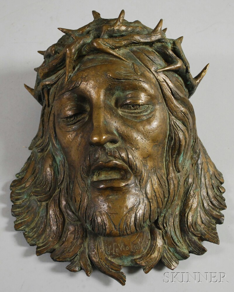 Appraisal: Italian School th Century Head of Christ with the Crown