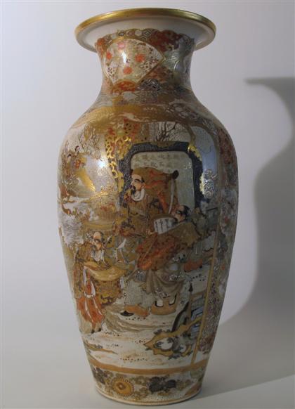 Appraisal: Japanese Satsuma vase th th century