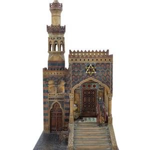 Appraisal: Anton Chotka Austrian - Mosque cold-painted bronze signed Chotka Height