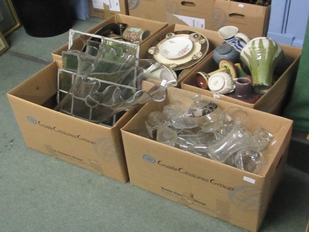 Appraisal: Large lot of bricabrac and ceramics - approx boxes