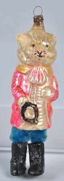 Appraisal: Rare Glass Christmas Ornament Description Full bodied Puss 'N Boots