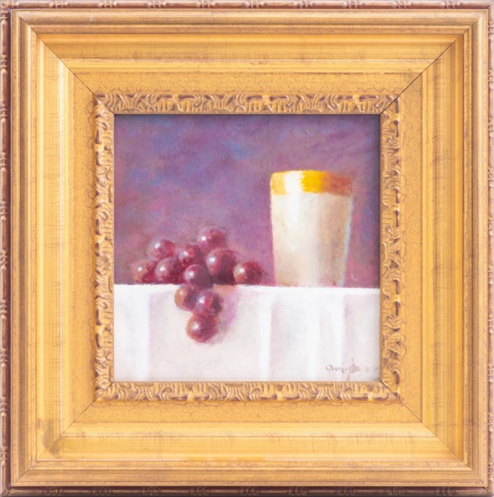 Appraisal: SUZANNE DOUGLASS 'STILL LIFE' OIL ON PANEL Suzanne Douglass American