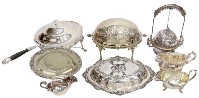 Appraisal: lot of English and American silverplate tableware including Daniel Arter