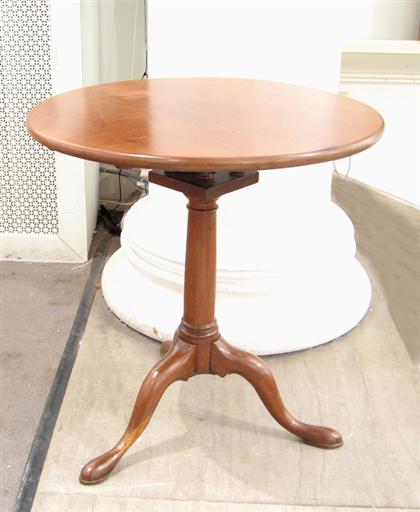 Appraisal: Queen Anne mahogany tilt top tea table H in Dia