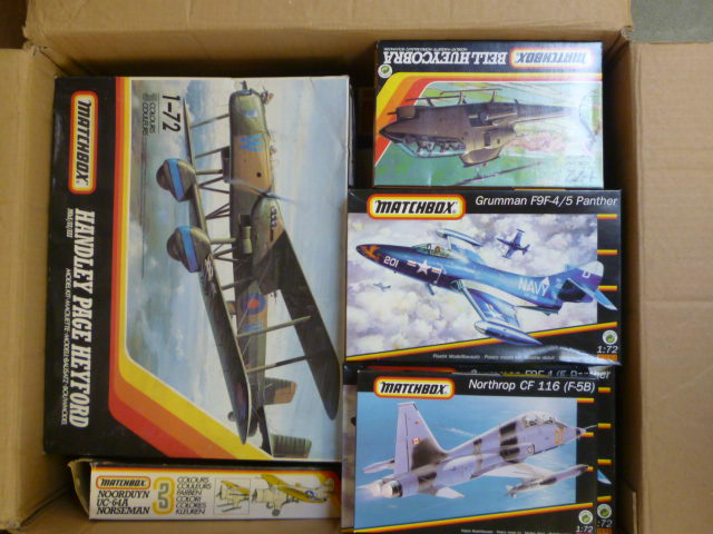 Appraisal: Fifty Matchbox plastic kits mainly plane and boat models mostly