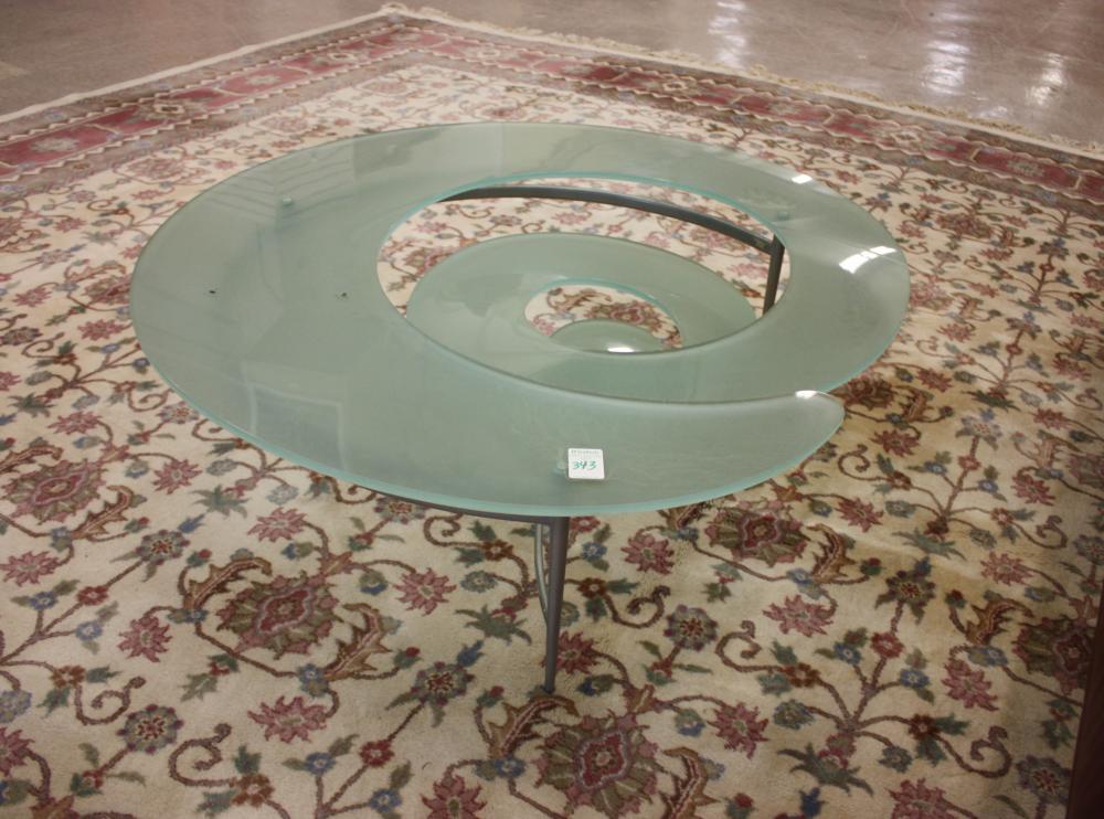 Appraisal: ITALIAN MODERN COFFEE TABLE Giorgio Cattelan design for Cattelan Italia