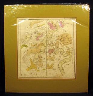 Appraisal: Constellations ANTIQUE CELESTIAL CARTOGRAPHY c Huntington Savage Full Color Zodiac