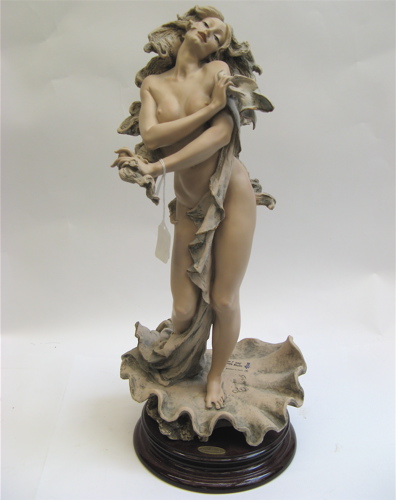 Appraisal: GIUSIPPE ARMANI COMPOSITION FIGURE titled Florence a scantily clad nude