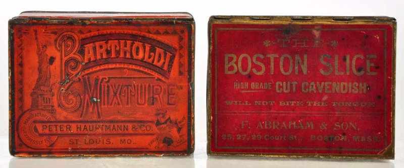 Appraisal: Lot of Tobacco Mixtures Description Pre- rare square corner tins