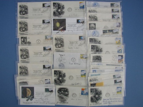 Appraisal: Von Braun Team Members Group of mostly First Day covers