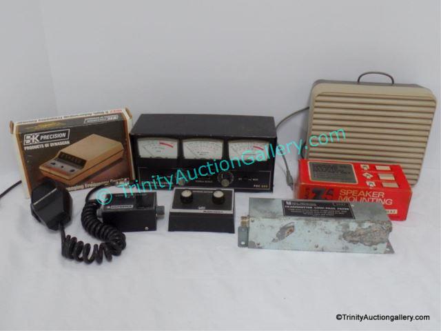 Appraisal: Group of CB Radio Accessories Equipment Includes Cobra CB Radio