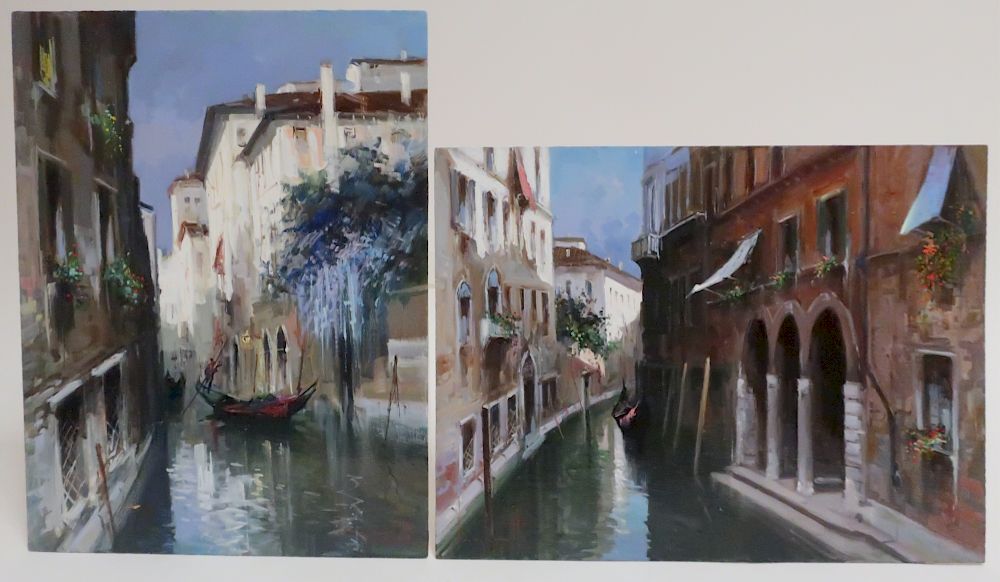 Appraisal: Claudio Simonetti th C Venetian Scenes Claudio Simonetti Italian th