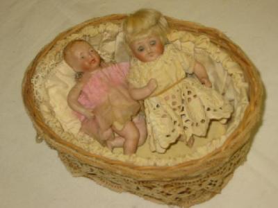 Appraisal: An all bisque Kestner type doll with sleeping eyes blond