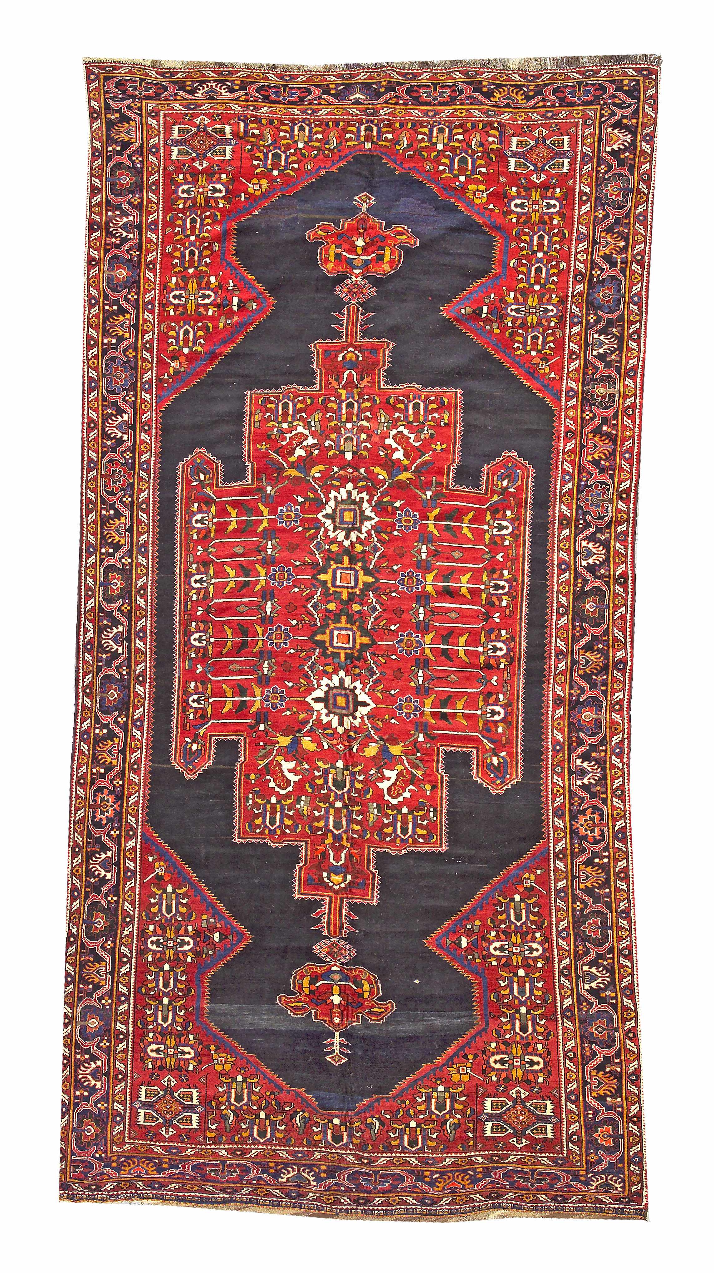 Appraisal: A Bakthairi carpet Southwest Persia late th centurysize approximately ft