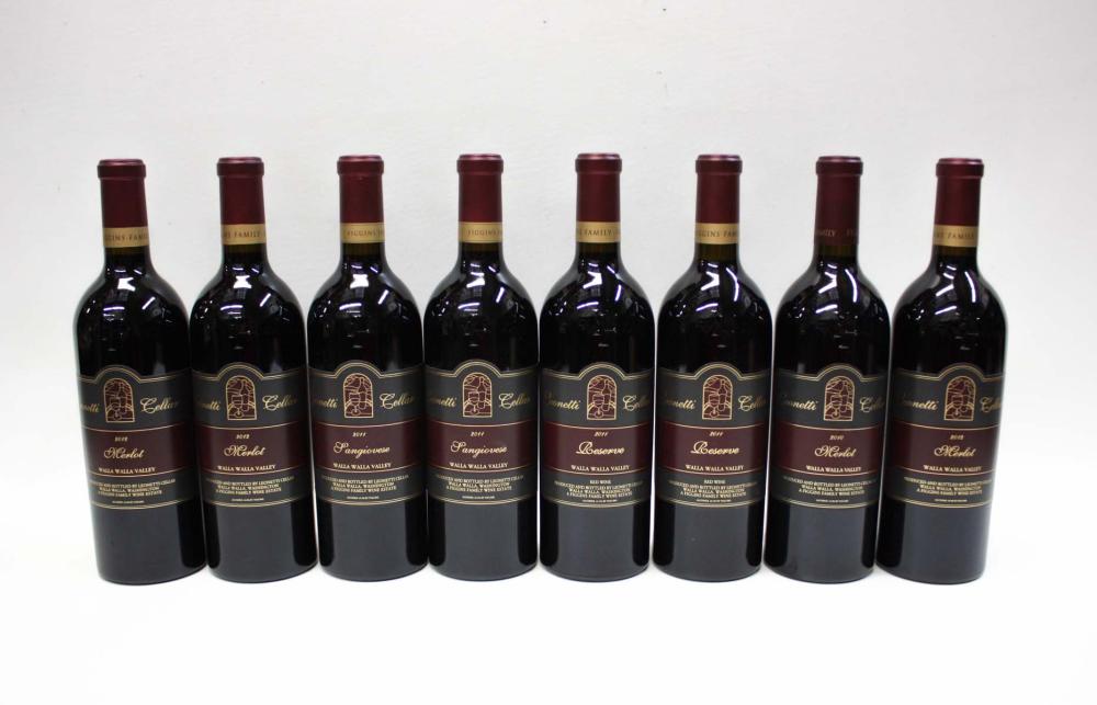 Appraisal: EIGHT BOTTLES OF LEONETTI CELLAR RED WINES Walla Walla Valley