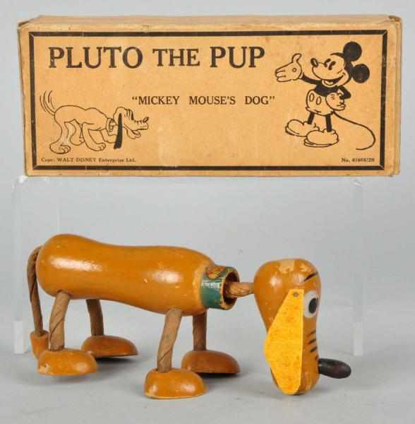 Appraisal: Walt Disney Pluto the Pup Fun-E-Flex Figure Description Original ears