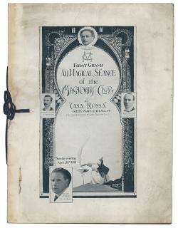 Appraisal: Houdini Harry Ehrich Weiss First Grand All Magical S ance