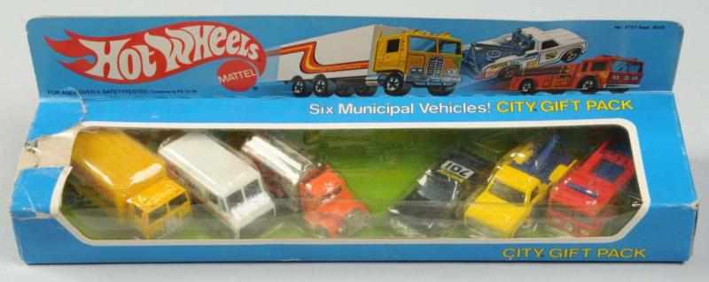 Appraisal: Hot Wheels City Municipal Vehicle Gift Pack Description Manufactured by