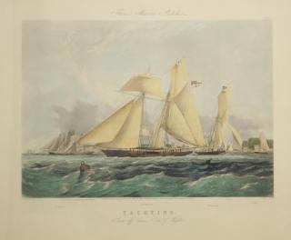 Appraisal: After Thomas Robins British Yachting Scene Off Cowes Isle of