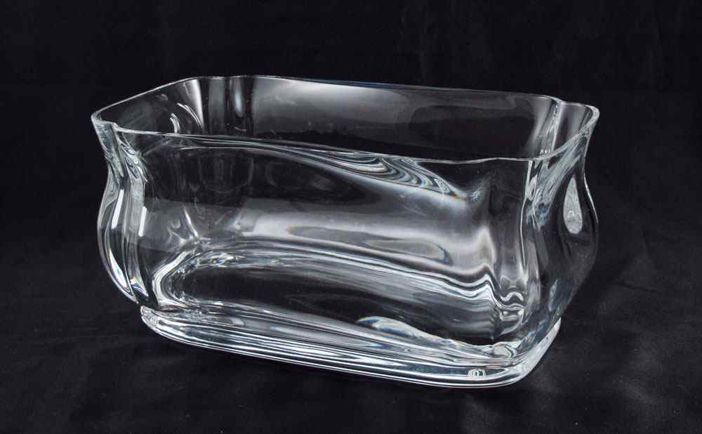 Appraisal: BACCARAT CRYSTAL FERNER In a sarcophagus form signed on base