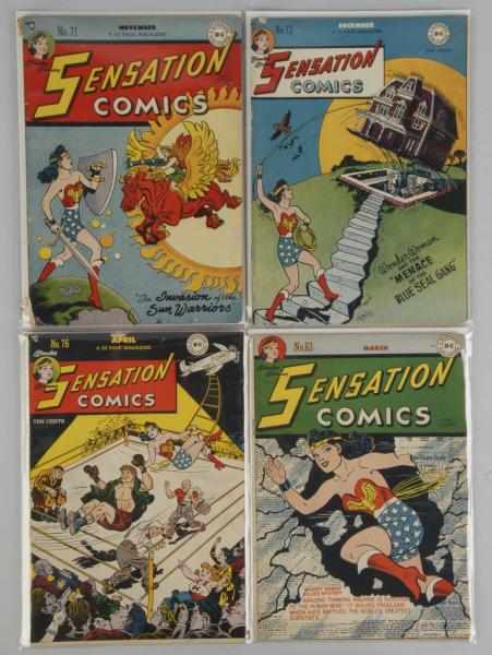 Appraisal: Lot of s Sensation Comics Description This lot includes issues