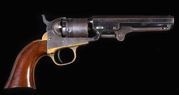 Appraisal: A Colt Model Pocket percussion revolver Serial no for caliber