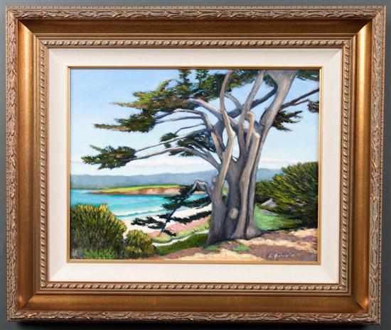 Appraisal: Sam Johnston American th century ''Carmel Bay'' oil on canvas