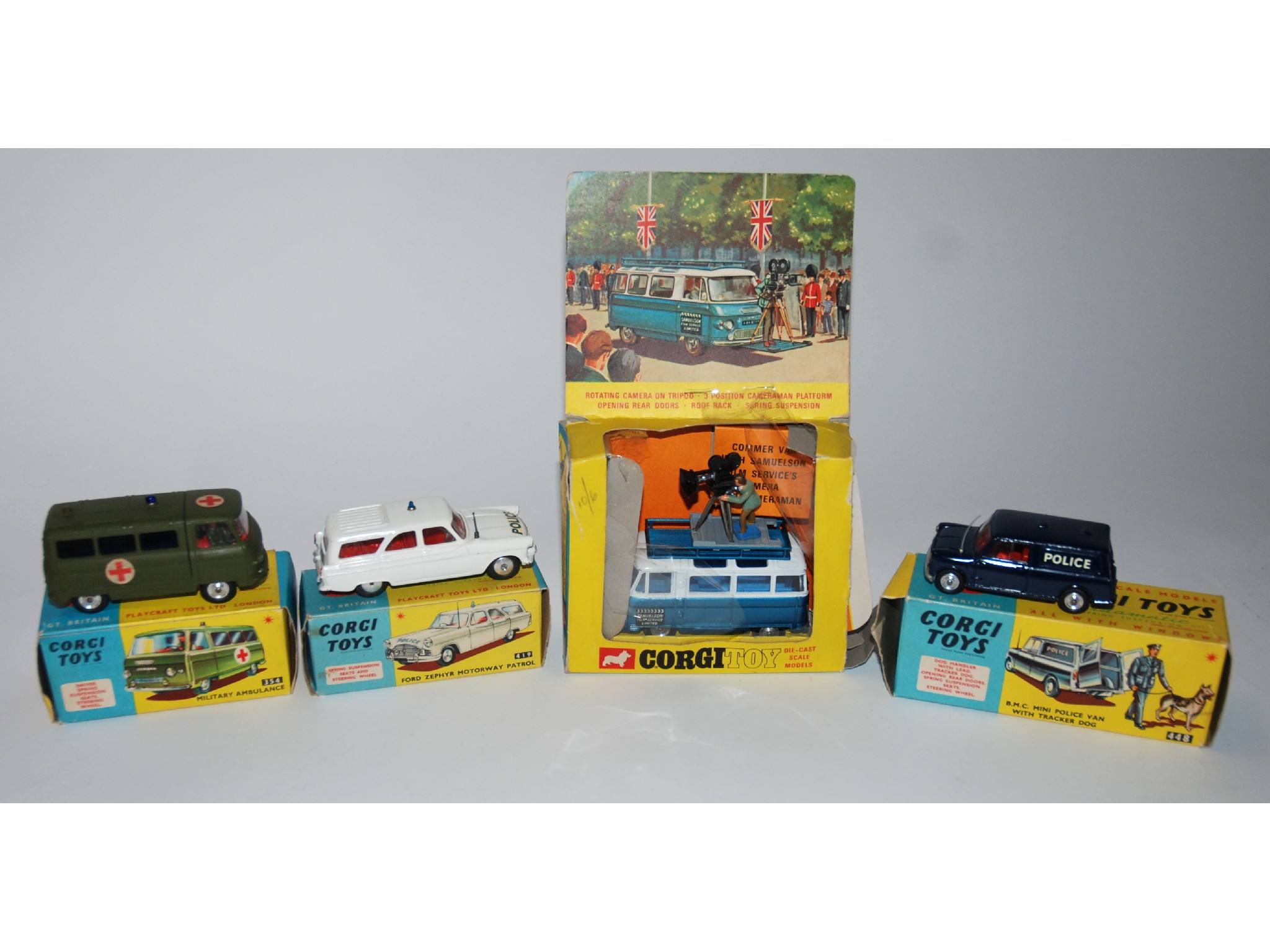 Appraisal: Eleven various Dinky and Corgi models including Airport Fire Tender