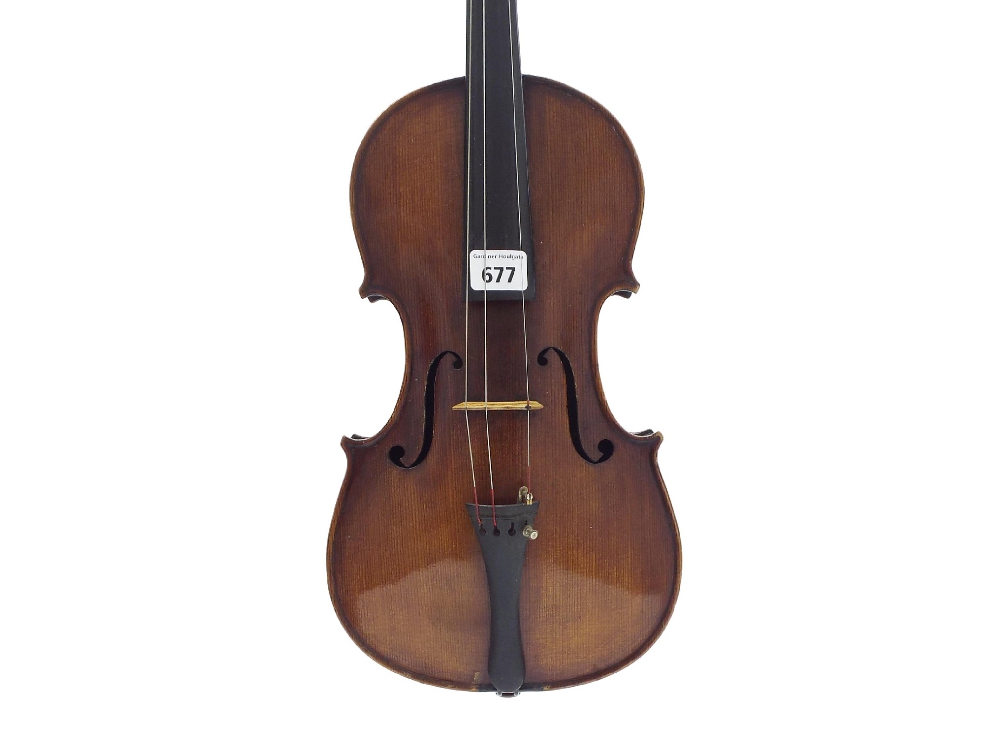 Appraisal: English violin labelled A E Chanot fecit London A D