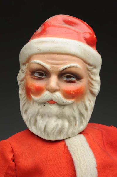 Appraisal: Rare Composition Santa Claus Doll Character head with lovely modeling