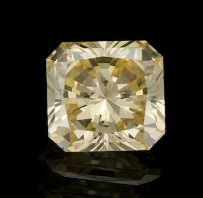 Appraisal: An Unmounted ct Radiant Cut Diamond Natural Fancy Color GIA