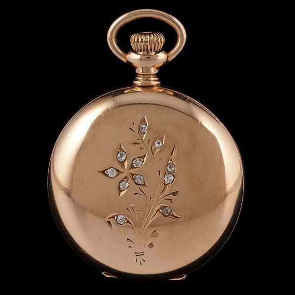 Appraisal: Ladies' Waltham Pocket Watch A vintage k Waltham hunter case